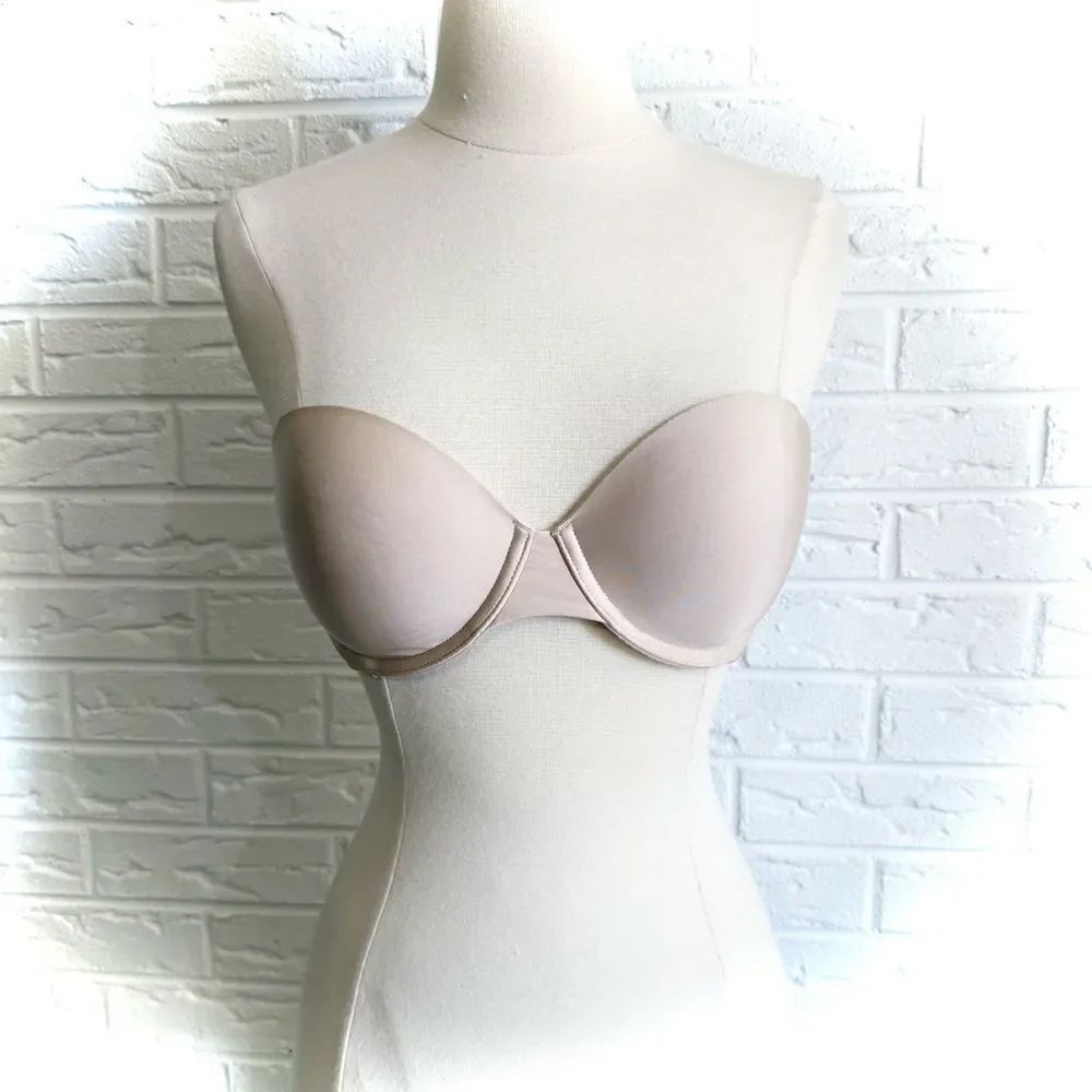 Victoria’s Secret Multiway Strapless Nude Bra Size 32D